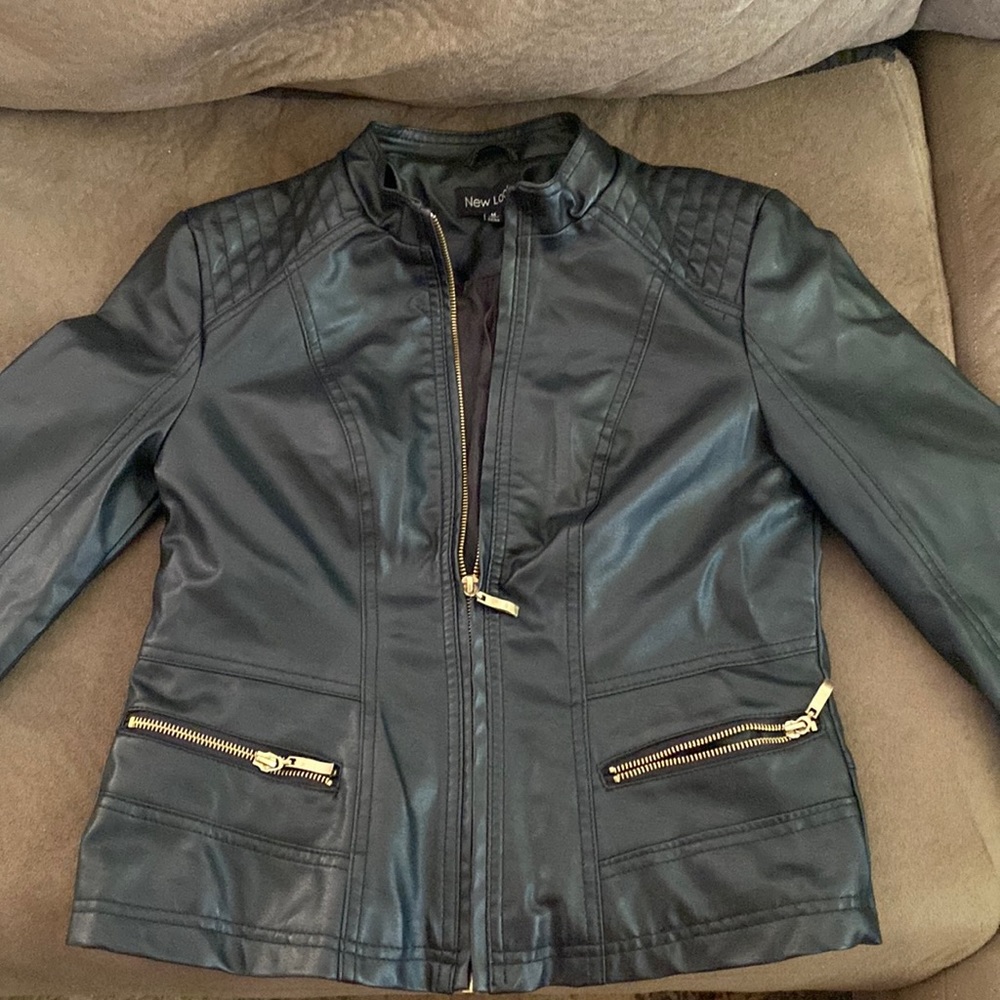 Black leather jacket!